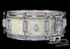 1965 Rogers Dynasonic Snare Drum Vintage White Marine Pearl : 5 x 14