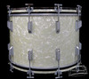 1964 Rogers Holiday White Marine Pearl WMP Bass Drum 14" x 22"