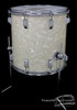 1967 Rogers Holiday White Marine Pearl WMP Floor Tom Drum 16" x 16"
