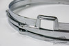 1930s Leedy Broadway Parallel Snare Drum Hoops Engraved Chrome HP14LBRD