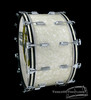 1967 Rogers Holiday White Marine Pearl WMP Concert Bass Drum 14" x 28"