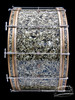 1920s-30s Ludwig Marble Pearl Single Tension Vintage Bass Drum 14" x 28"