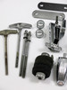 1950s 60s Ludwig Vintage Drum Parts Lot Consolette Rail Muffler : Lot108