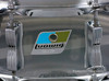 1976 Ludwig Vistalite Clear Snare Drum Blue Olive Badge : 5 x 14 