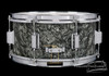 1969 Rogers Powertone Black Diamond Pearl Snare Drum : 6.5 x 14