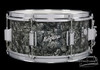 1969 Rogers Powertone Black Diamond Pearl Snare Drum : 6.5 x 14