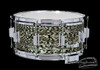 1967 Rogers Black Onyx Pearl Dynasonic Snare Drum :  6.5 x 14