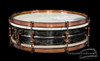 1920s Ludwig DeLuxe Black Beauty 'Scroll Engraved' :  4 x 14  