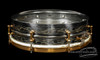 1920s Ludwig DeLuxe Black Beauty 'Scroll Engraved' :  4 x 14  