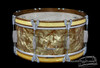 1944 Ludwig & Ludwig Standard 'Butterscotch' Pearl Snare Drum :  6.5 x 15