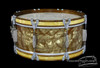 1944 Ludwig & Ludwig Standard 'Butterscotch' Pearl Snare Drum :  6.5 x 15