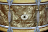1944 Ludwig & Ludwig Standard 'Butterscotch' Pearl Snare Drum :  6.5 x 15