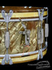 1944 Ludwig & Ludwig Standard 'Butterscotch' Pearl Snare Drum :  6.5 x 15