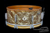 1944 Ludwig & Ludwig Standard 'Butterscotch' Pearl Snare Drum :  6.5 x 15