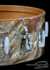 1944 Ludwig & Ludwig Standard 'Butterscotch' Pearl Snare Drum :  6.5 x 15