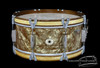 1944 Ludwig & Ludwig Standard 'Butterscotch' Pearl Snare Drum :  6.5 x 15