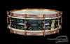 1920s Ludwig DeLuxe Black Beauty 'Floral 12-Point' Engraved :  4 x 14  