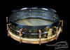 1920s Ludwig DeLuxe Black Beauty 'Floral 12-Point' Engraved :  4 x 14  