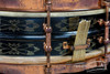 1920s Ludwig DeLuxe Black Beauty 'Floral 12-Point' Engraved :  4 x 14  