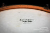 1930s Super Ludwig DeLuxe Black Beauty 'Floral 12-Point' Engraved :  4 x 15  