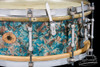 1929-1930 Ludwig Standard-Sensitive Model  Rainbow Pearl / Peacock II Snare :  5 x 14  