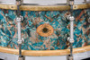 1929-1930 Ludwig Standard-Sensitive Model  Rainbow Pearl / Peacock II Snare :  5 x 14  