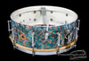 1929-1930 Ludwig Standard-Sensitive Model  Rainbow Pearl / Peacock II Snare :  5 x 14  