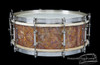 1929 Ludwig New Era Sensitive Model Peacock Pearl Snare :  5 x 14  