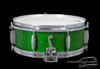 1935 Ludwig 'Anniversary' Green Flash Sparkle Super Ludwig Model  :  5 x 14 