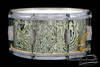 1936 Ludwig & Ludwig Silver Anniversary Abalone Pearl Snare Drum  :  7 x 14 