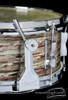 1960s Ludwig Trans Badge 'Oyster Pink Pearl' Super Classic :  5 x 14  