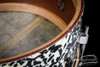 1920s Leedy Black Onyx Professional Model Snare Drum :  6 x 14  