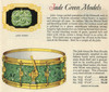 1920s Leedy Jade Green Professional Model Snare  :  5 x 14  