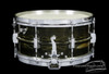 1932-35 Leedy Black Elite 'Thunderbird' Broadway Dual Model Snare  :  6.5 x 14  