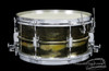 1932-35 Leedy Black Elite 'Thunderbird' Broadway Dual Model Snare  :  6.5 x 14  