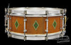 1930s Slingerland 'Artist' Full Dressed Sparkling Gold Snare Drum :  5 x 14  