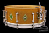 1930s Slingerland 'Artist' Full Dressed Sparkling Gold Snare Drum :  5 x 14  