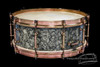 1920s Slingerland Tone Flange Black Diamond Pearl Snare  :  5 x 14  