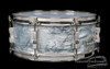 1960 Ludwig Trans Badge Jazz Festival Sky Blue Pearl Snare : 5 x 14 **SOLD**