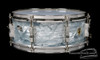 1960 Ludwig Trans Badge Jazz Festival Sky Blue Pearl Snare : 5 x 14 **SOLD**
