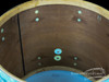 1961 Ludwig Pre-Serial Floor Tom Drum Sky Blue Pearl Keystone : 18 x 20