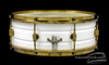 1923-25 Leedy Multi-Model White Elite Snare Drum :  5 x 14  