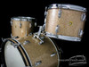 1966 Ludwig Champagne Sparkle Downbeat Drum Kit - 20 12 14 : SOLD