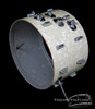 1969 Rogers Powertone Model Drum Kit White Marine Pearl - 22 13 16