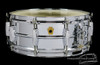 1958 WFL - Super Ludwig LM400 Brass Supraphonic Snare Drum : 5 x 14