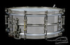 1920s/30s Ludwig 'Super Ludwig' Brass Vintage Snare Drum : 5 x 14