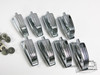 (x8) 1960s Ludwig Bass Floor Tom Drum Lugs Chrome Hardware : Lot155