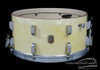 1942 Leedy Broadway Standard Model Snare Drum White Marine:  6.5 x 14  
