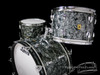 1960s Ludwig Pre-Serial New Yorker Drum Kit : Black Diamond Pearl : 22 12 14 **SOLD**