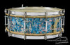 1930-1932 Ludwig Standard Model  Rainbow Pearl / Peacock II Snare :  5 x 14  